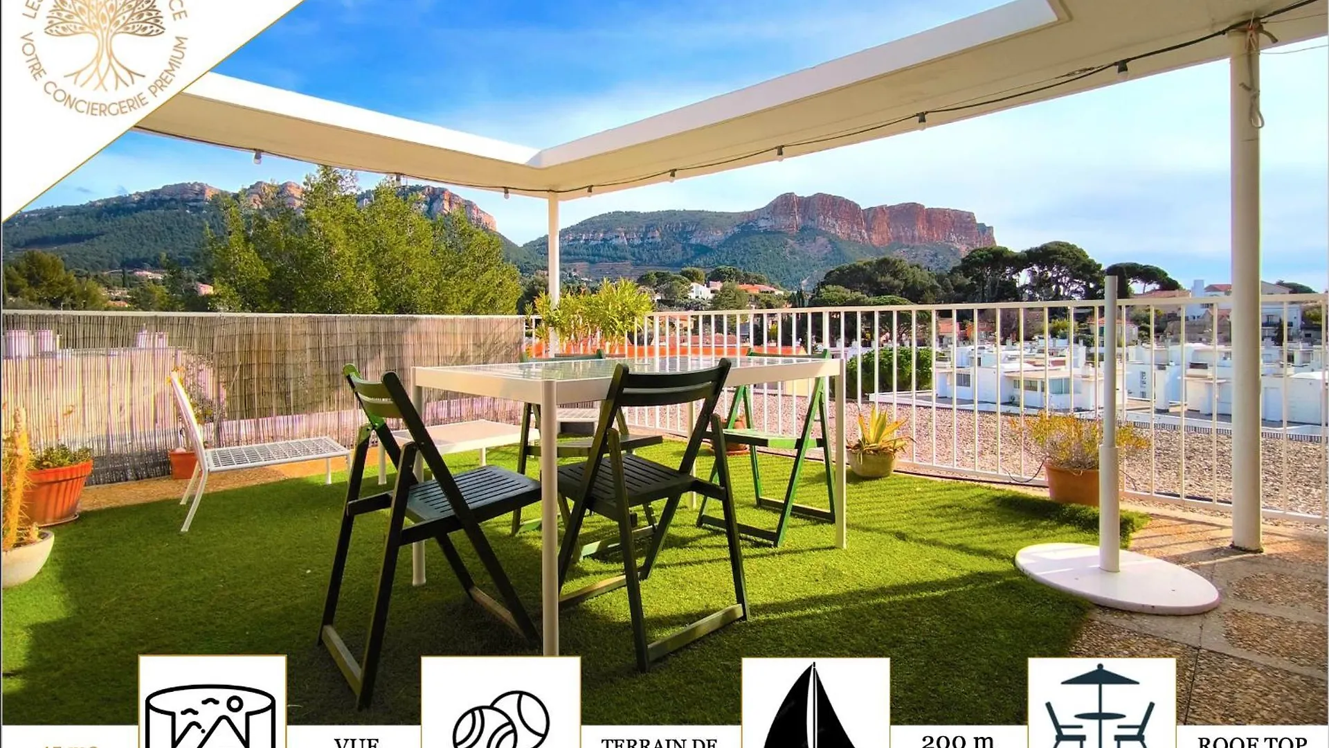 Sunset Garden - Roof Top 45 M2 Vue Mer / Cap Canaille location